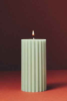 Fluted Pillar Candle