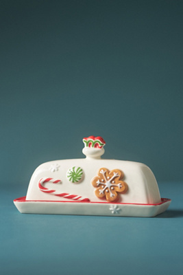 Anthropologie Holifaye Ceramic Stoneware Butter Dish