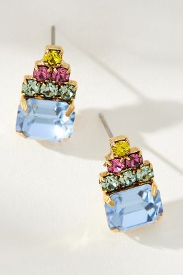 Tova Kia Post Earrings In Blue