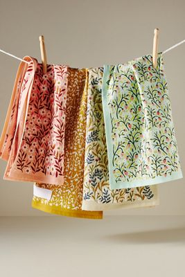 Roadside Blooms Kitchen Towels, Set of 4