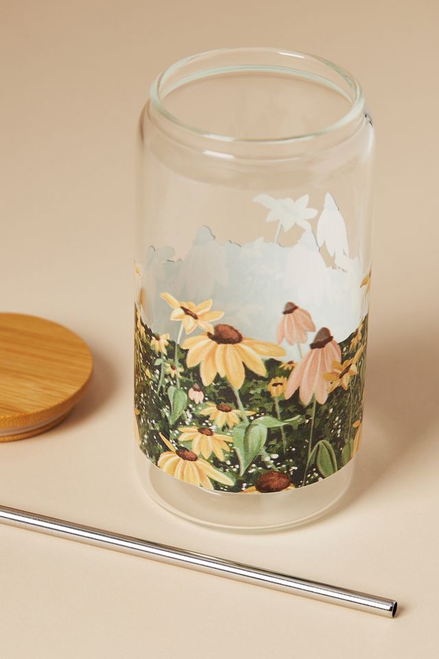 Glass Tumbler with Lid #2