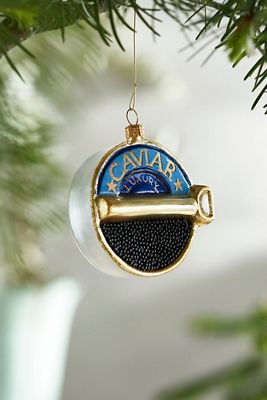 Caviar Glass Ornament