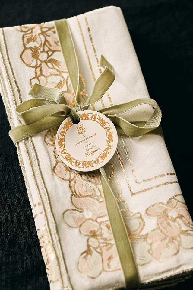 The Met x Anthropologie Cotton Napkins, Set of 4 #1