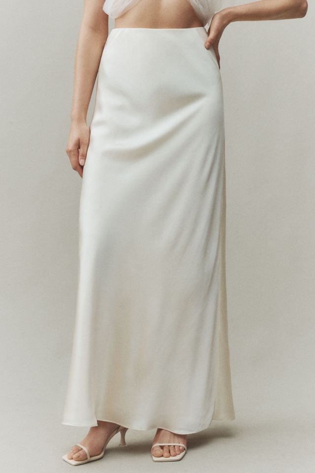 Reformation Bella Silk Slip Skirt #1