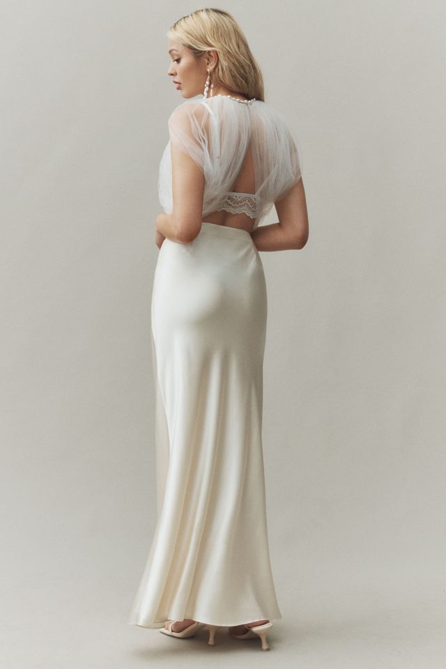 Reformation Bella Silk Slip Skirt #2