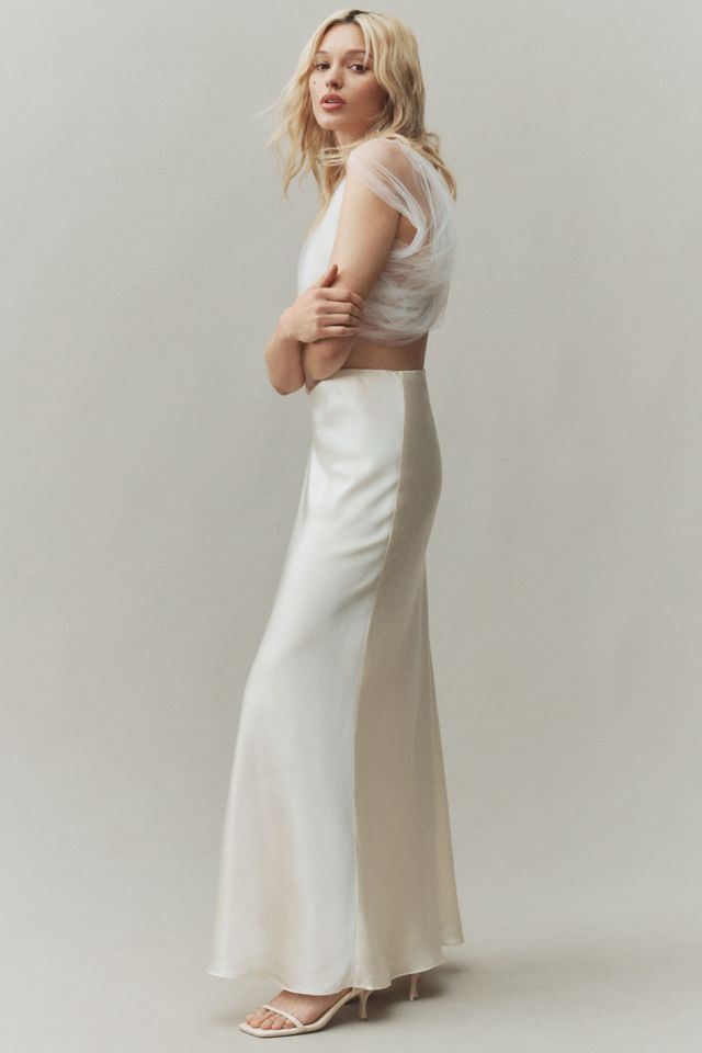 Reformation Bella Silk Slip Skirt #3