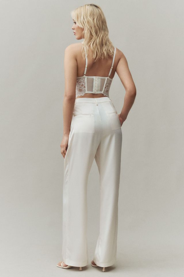 Reformation Mason Satin Pants #2