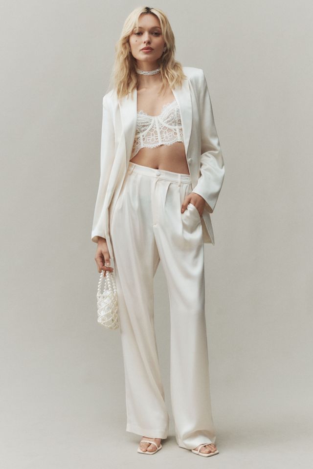 Reformation Mason Satin Pants #3