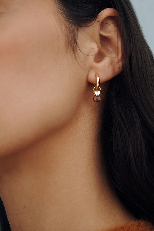 Stone Droplet Earrings #4