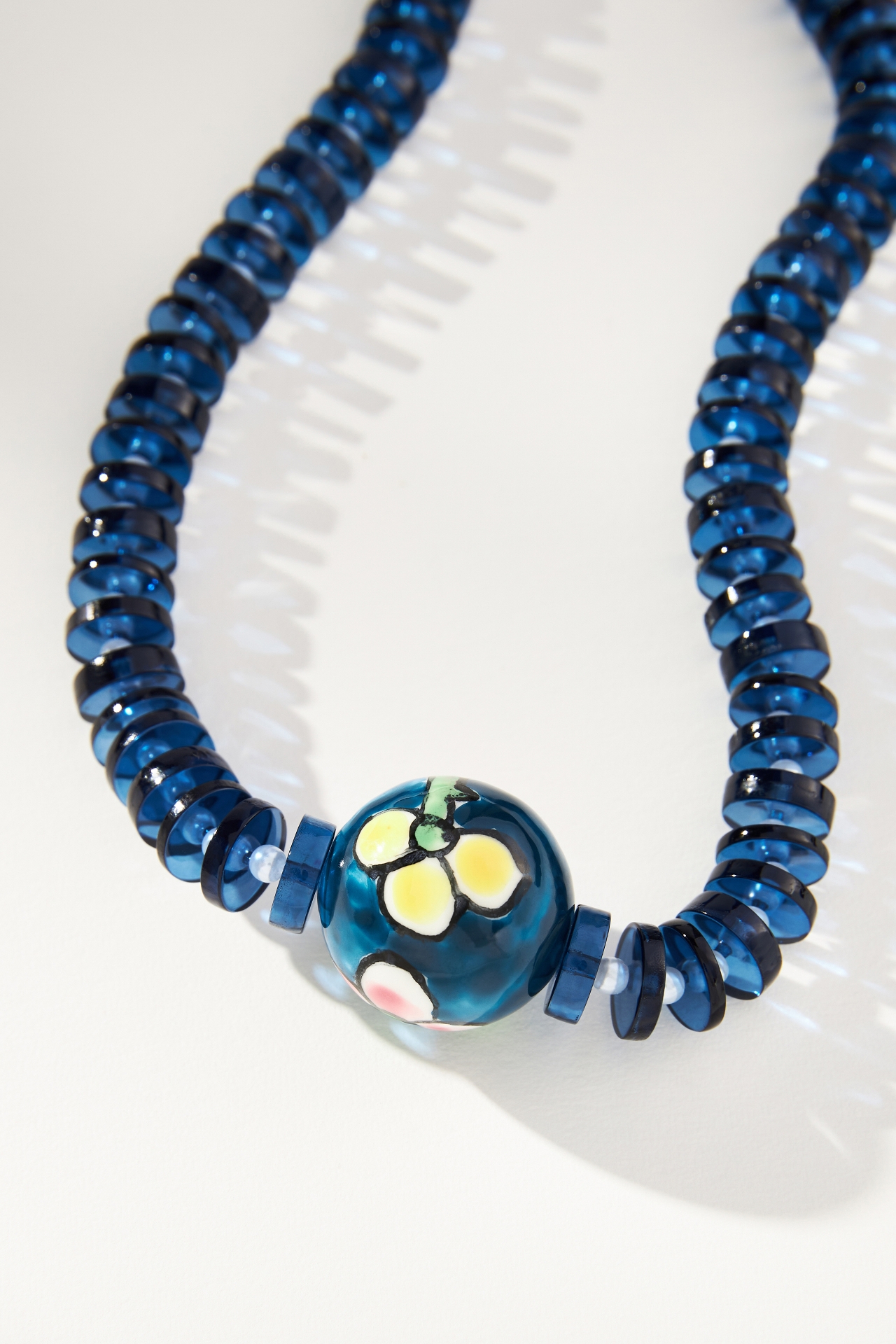 Mixed Ceramic Beaded Necklace