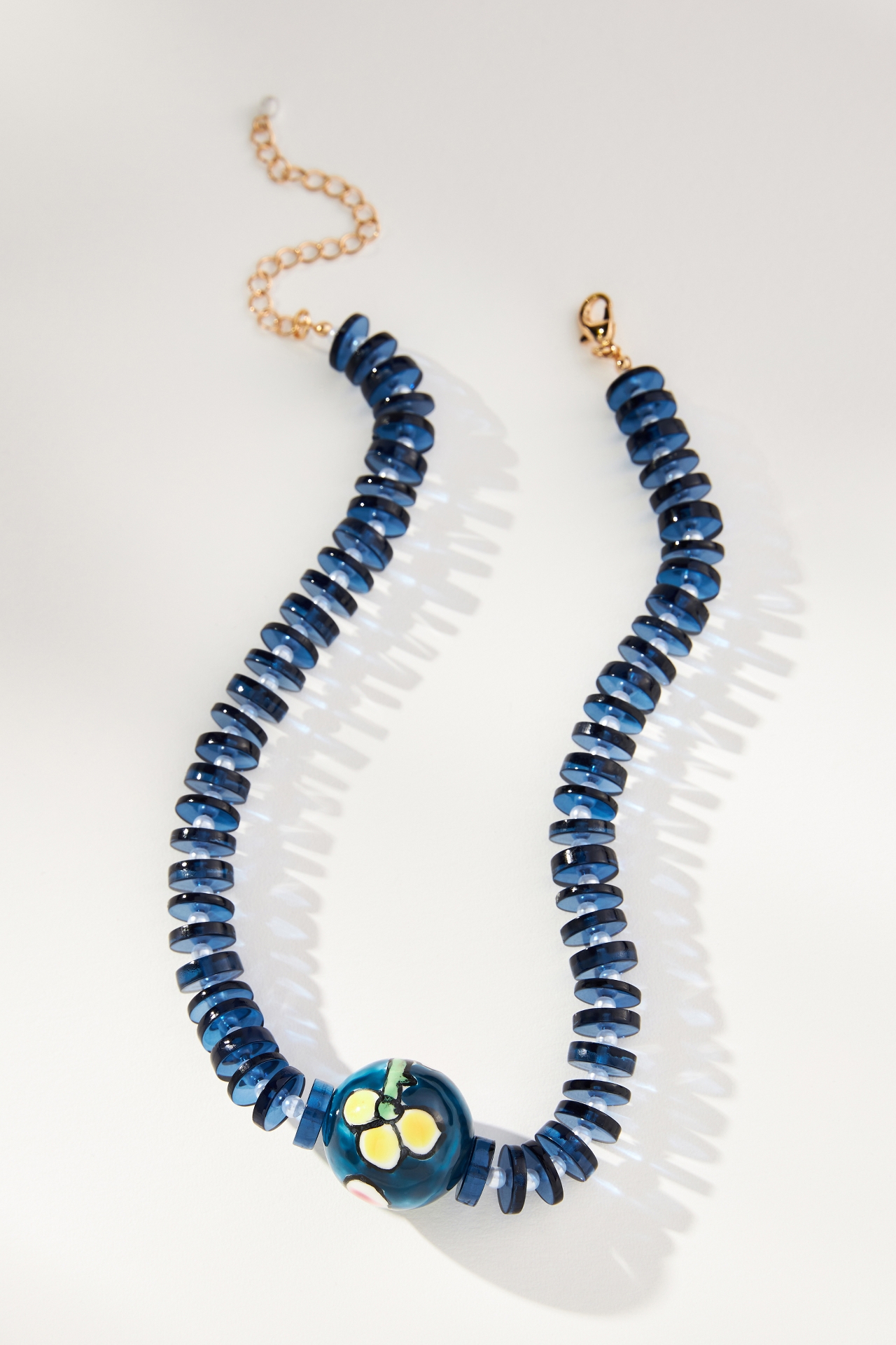 Mixed Ceramic Beaded Necklace