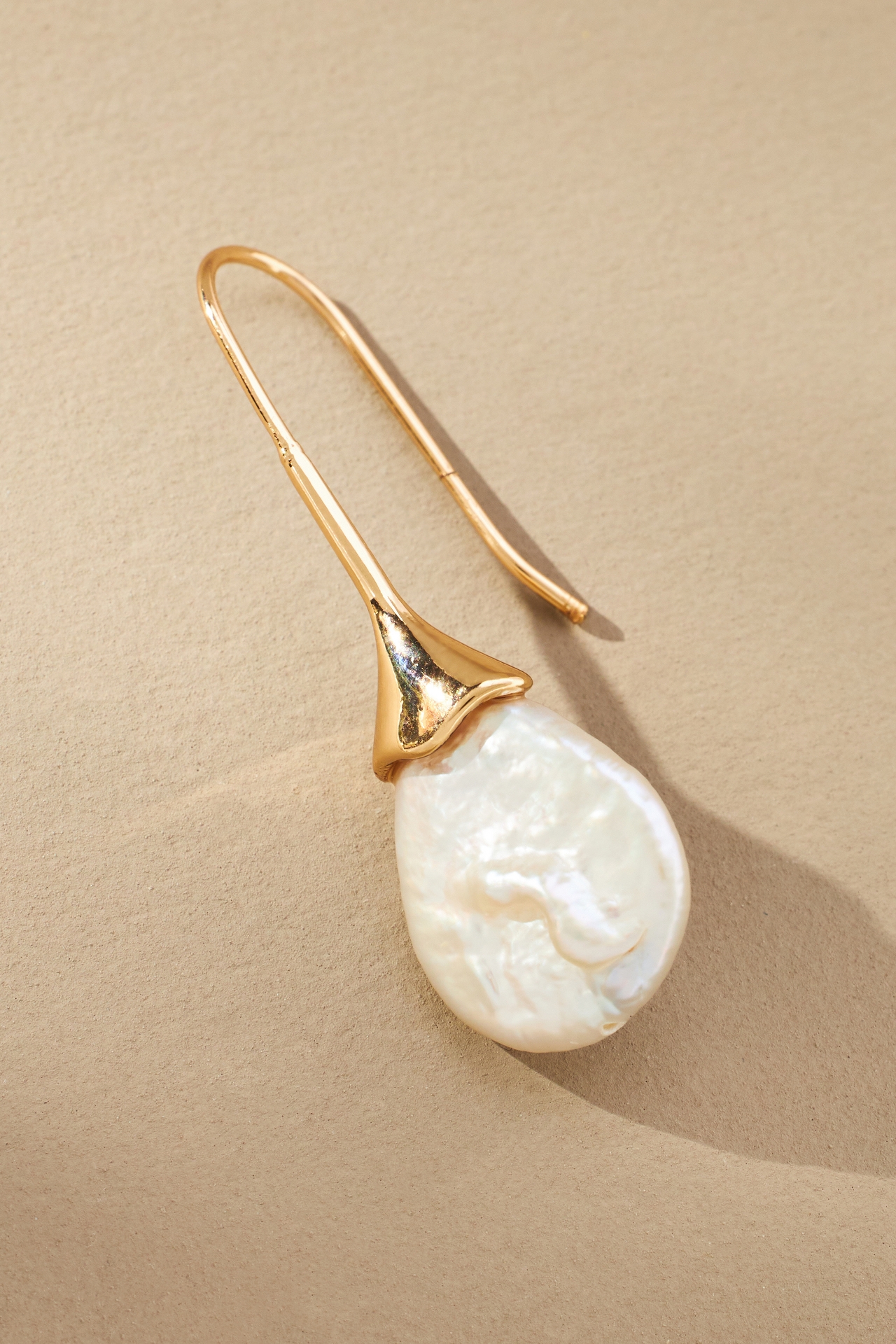 Pearl-Tipped Drop Earrings