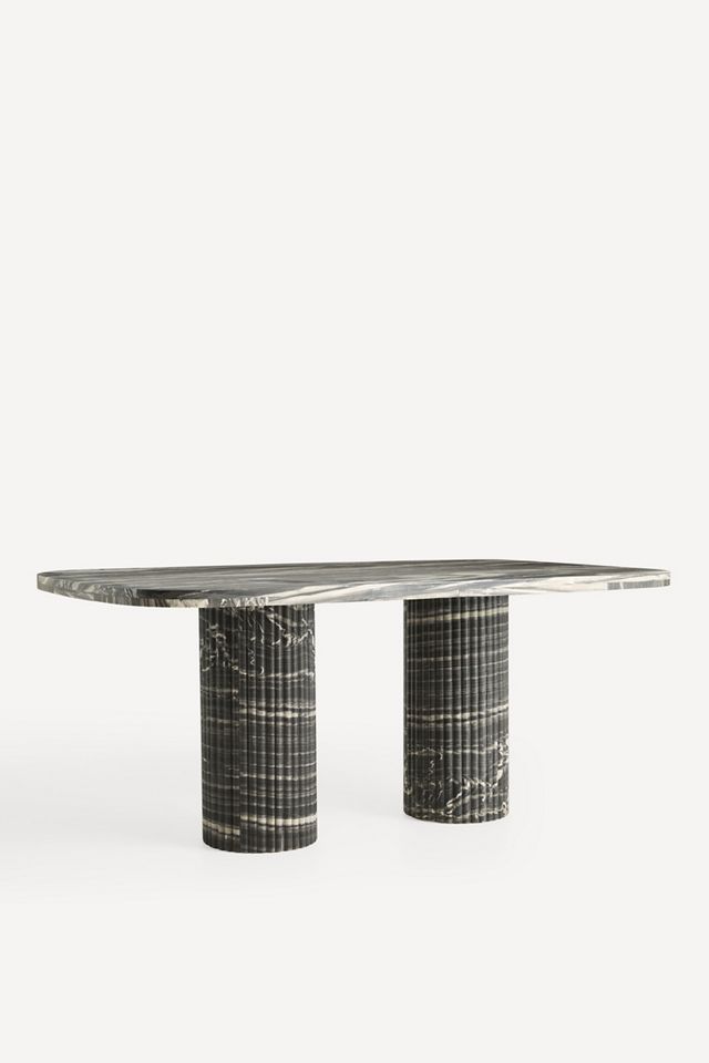 Kanta Rectangular 72" Marble Dining Table