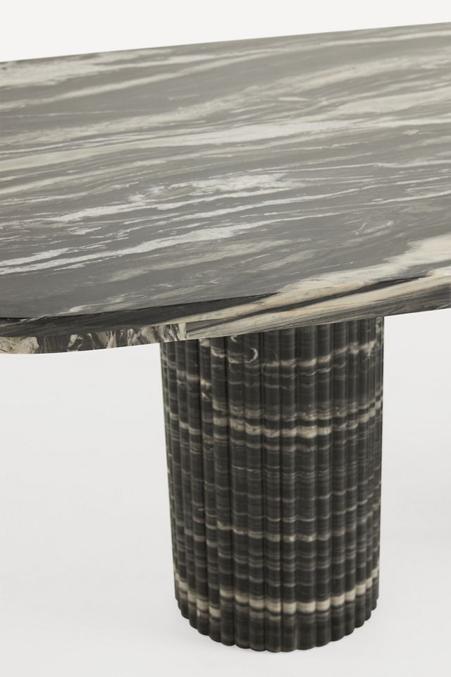Kanta Rectangular 72" Marble Dining Table | AnthroHome
