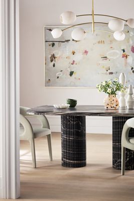Kanta Rectangular 72" Marble Dining Table