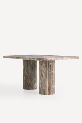 Kanta Rectangular 72" Marble Dining Table