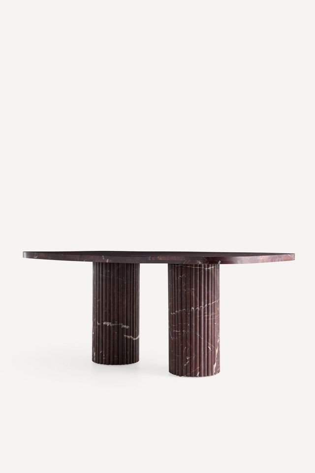 Kanta Rectangular 72" Marble Dining Table #2