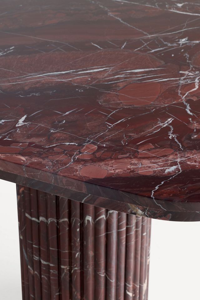 Kanta Rectangular 72" Marble Dining Table #3