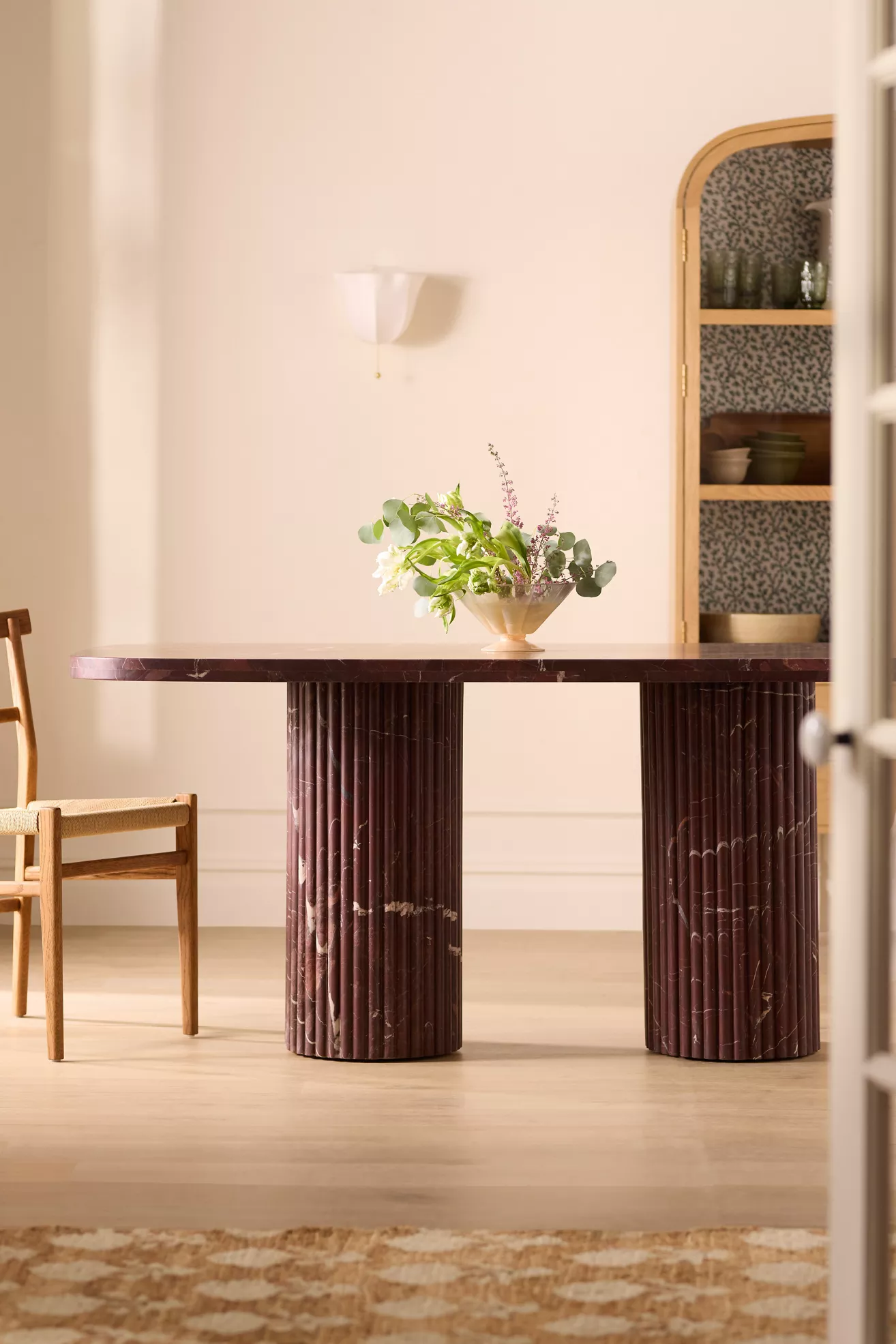 Kanta Rectangular 72" Marble Dining Table