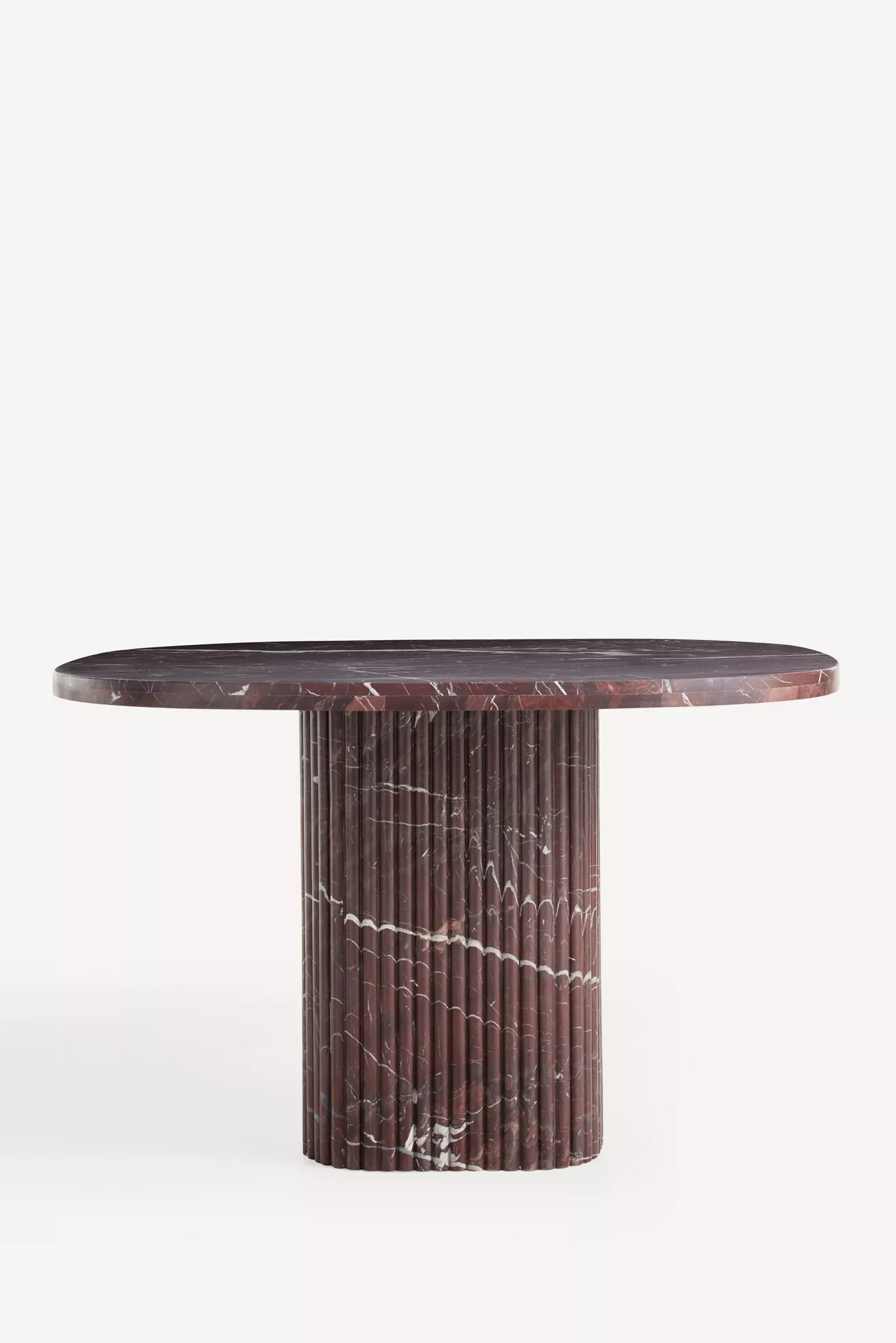 Kanta Square 48"  Fluted Marble Dining Table - thumbnail 7
