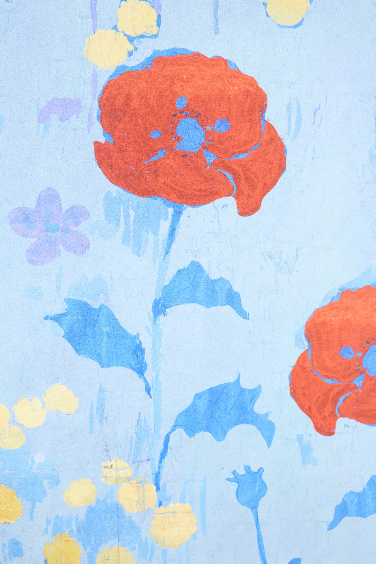 Large Scale Poppies Wallpaper