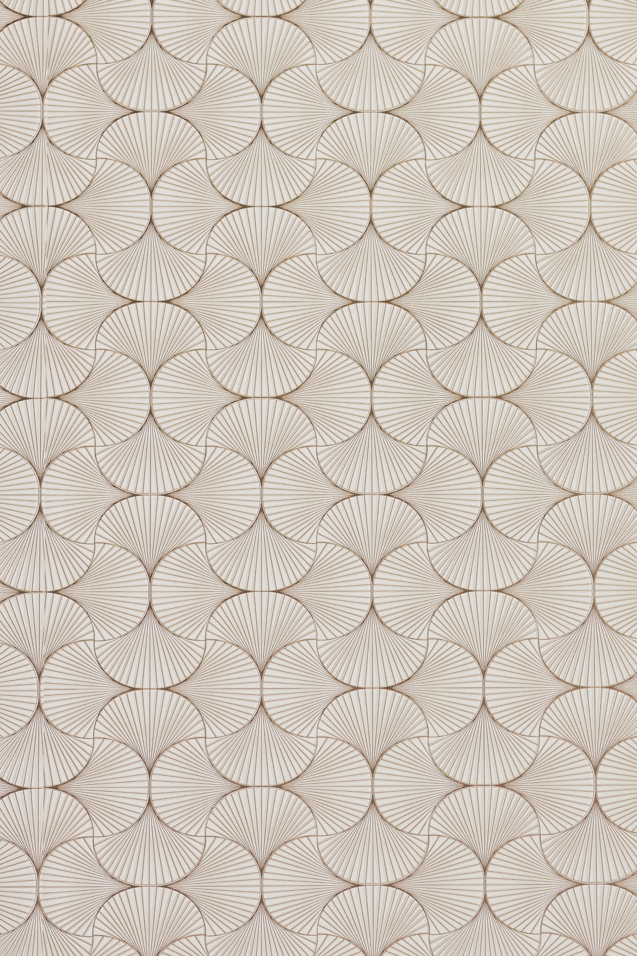 Gilded Scallop Unpasted Wallpaper