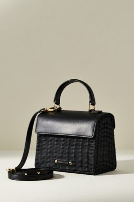 Modern Picnic Mini Wicker Lunch Bag