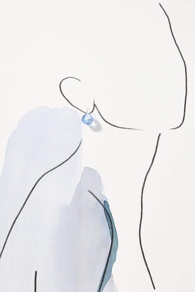Floating Gemstone Earrings #2