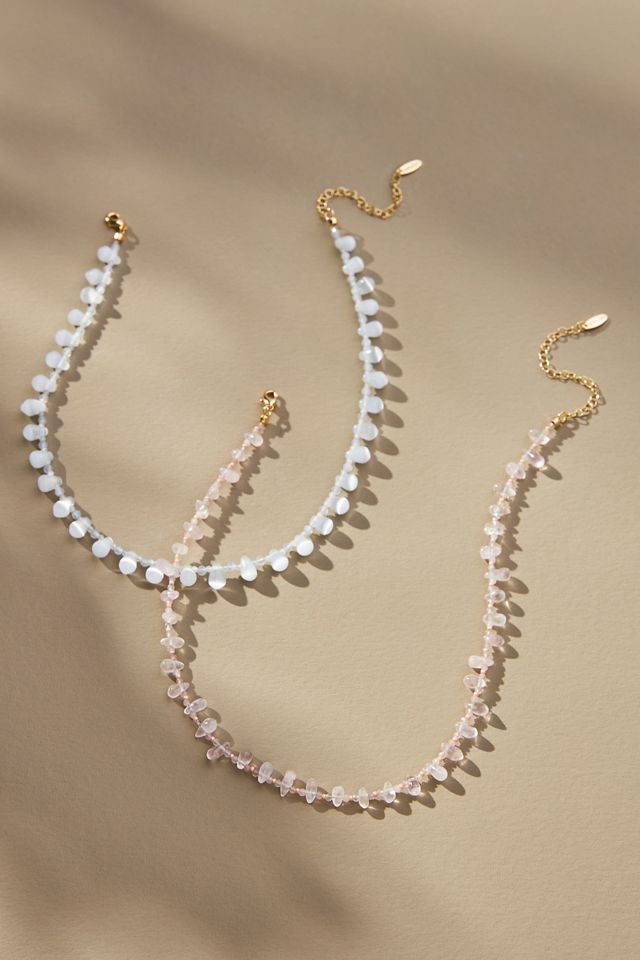 Teardrop Stone Necklace #1