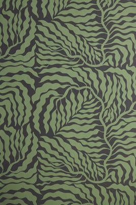 Fern Fronds Floral Wallpaper