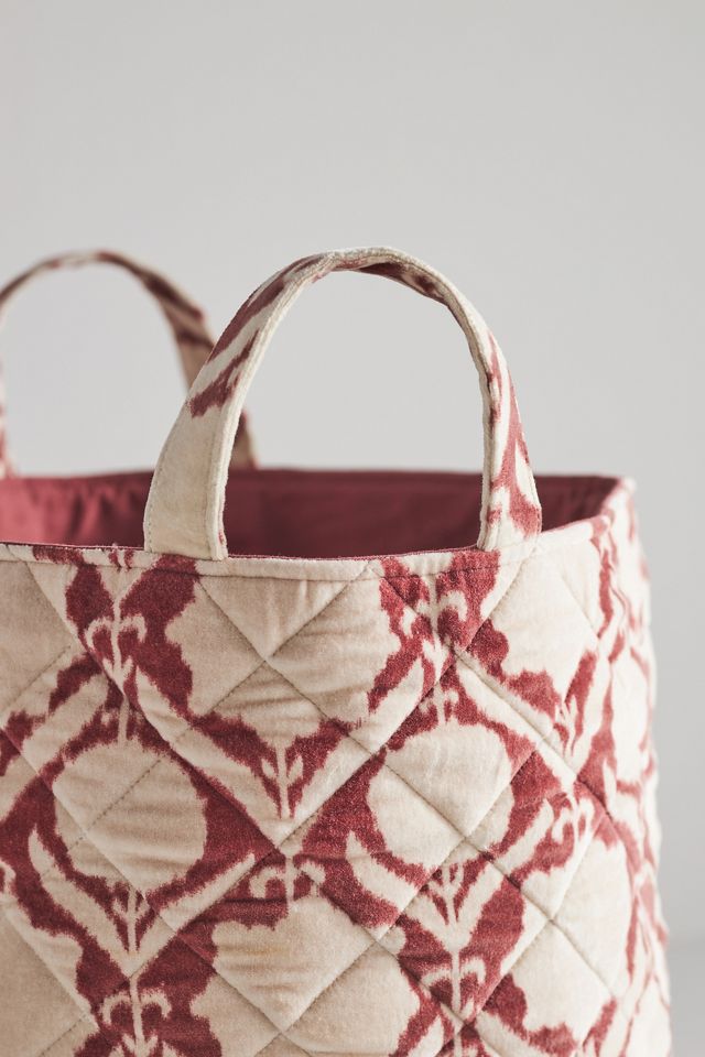 Temi Cotton Velvet Basket #1