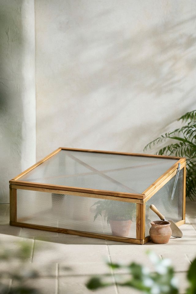 Teak Cold Frame Planter #2