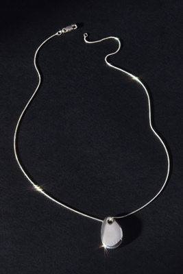 MASLO SMALL PEBBLE PENDANT NECKLACE 