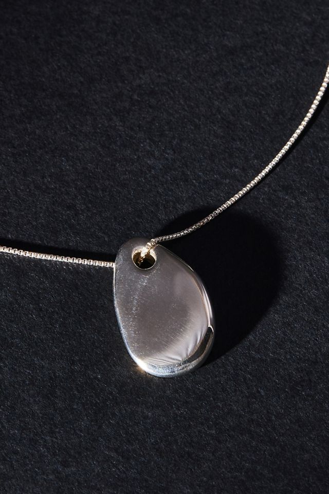 Maslo Small Pebble Pendant Necklace #1