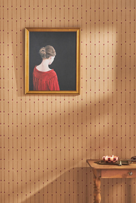 Wallshoppe Matchstick Kraft Wallpaper