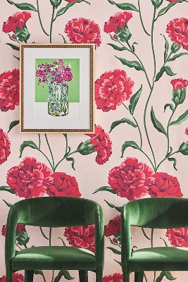 SARAH JESSICA PARKER FOR WALLSHOPPE TOWNHOUSE FLORAL WALLPAPER 