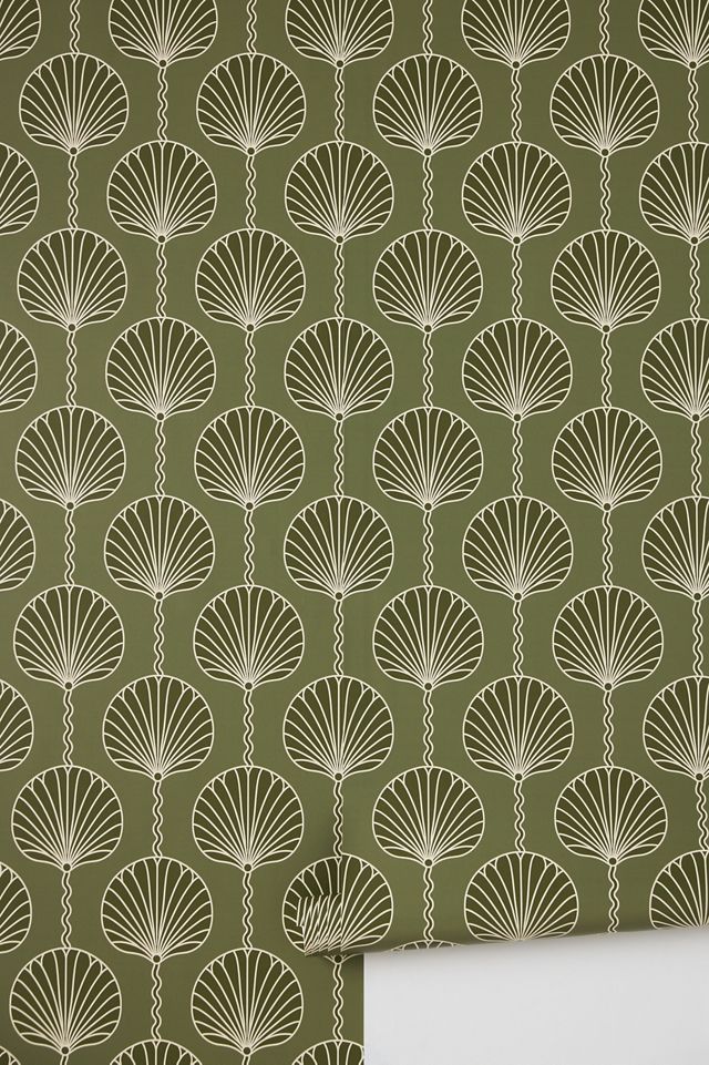 Deco Lily Wallpaper | AnthroLiving