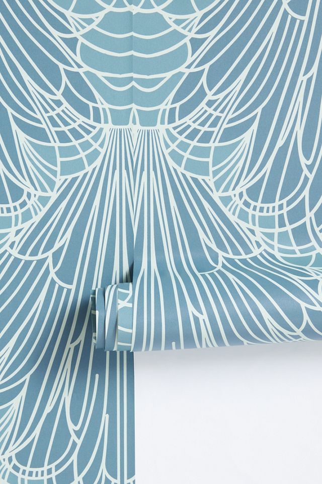 Splash Blue Geometric Wallpaper #1