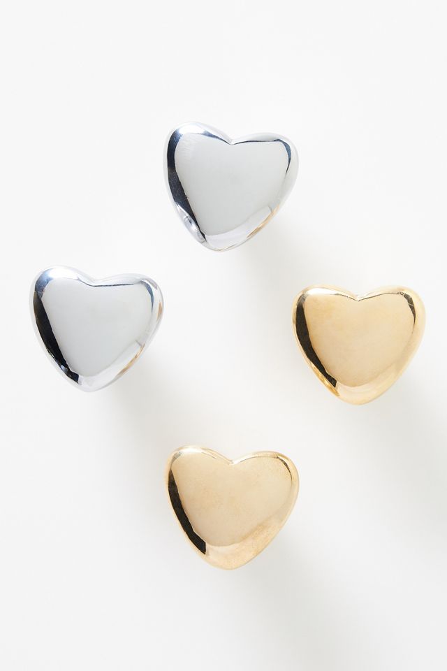 Amor Heart Knobs, Set of 2 #1