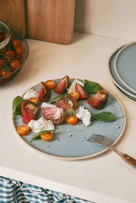 Glazed Garage River Stoneware, Set of 4, Dinner Plates