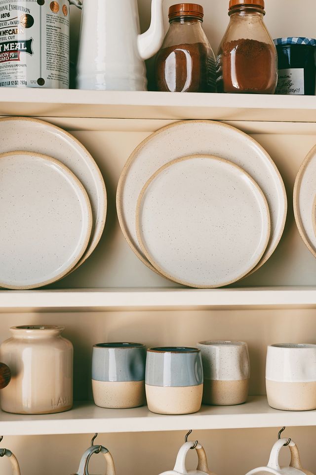 Glazed Garage River Stoneware Salad Plates, Set of 4 #3