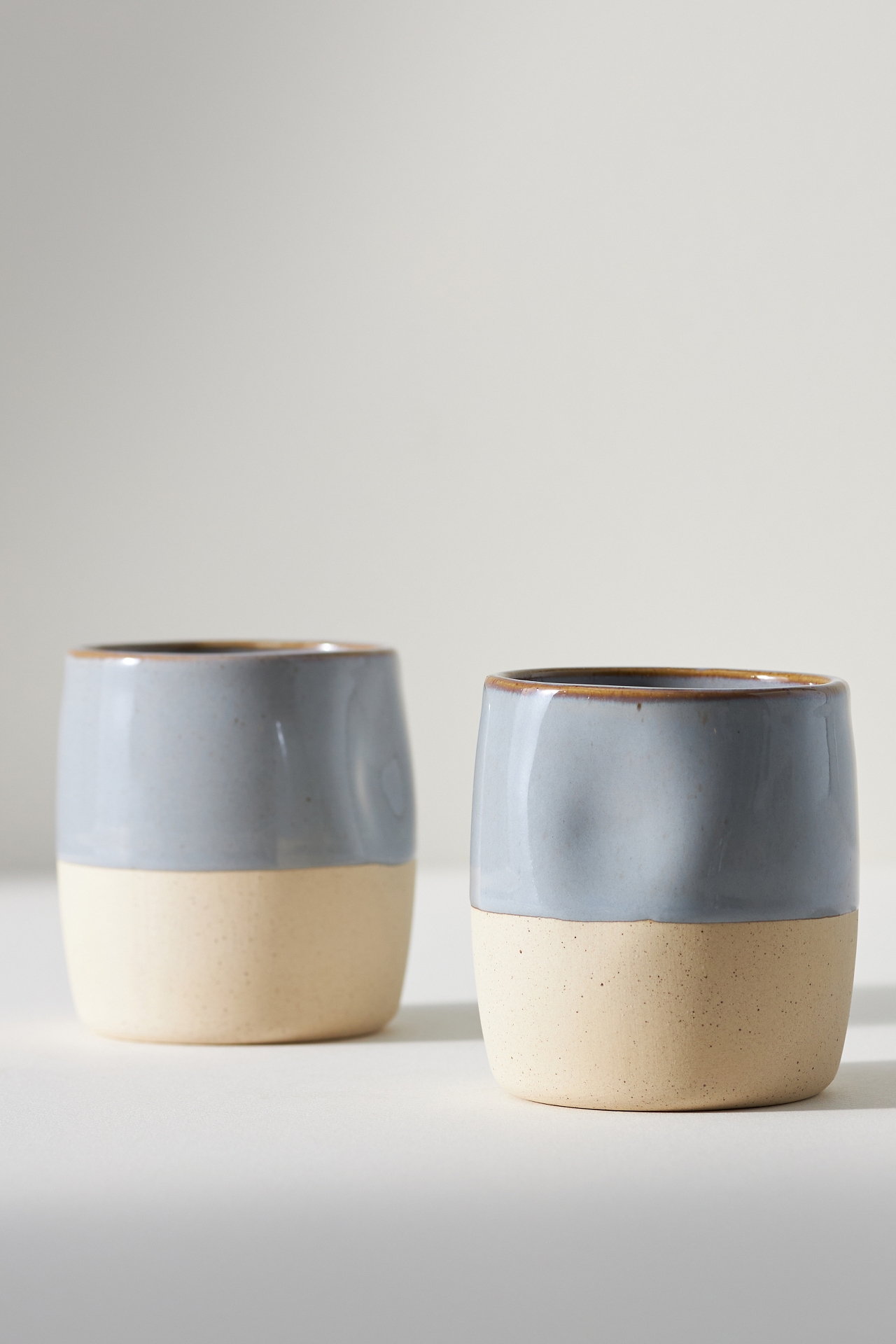 Glazed Garage Cliffs Cups, Set of 2