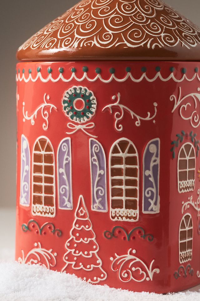 Ginger Stoneware Cookie Jar #1