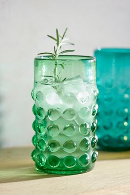 Terrain Hobnail Highball Glass In Green