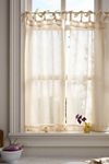 Lena Sheer Woven Café Curtains, Set of 2