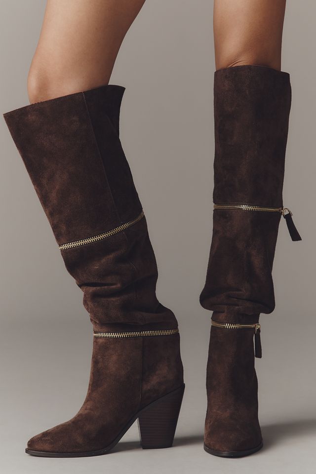 Cecelia New York Mocha Tall Boots #1