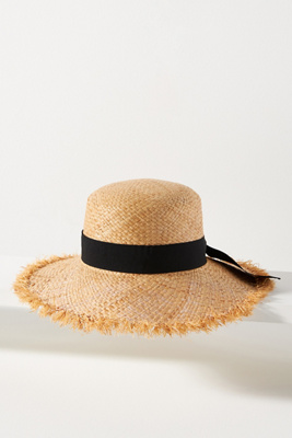 Lucky Zone Straw Boater Hat | Anthropologie