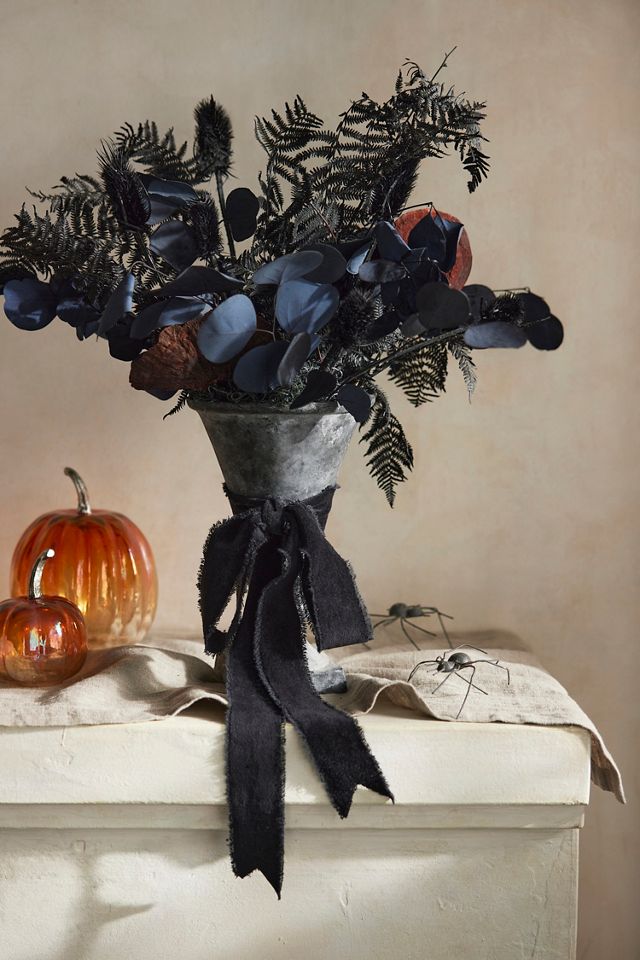 Antiqued Frayed Velvet Ribbon #1