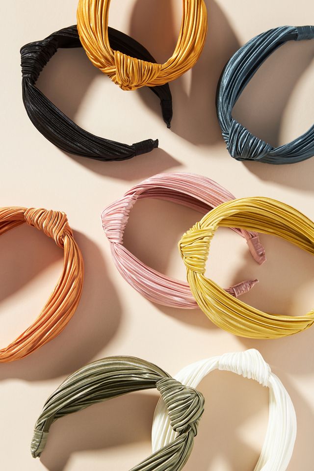 Everly Pleated Knot Headband #1