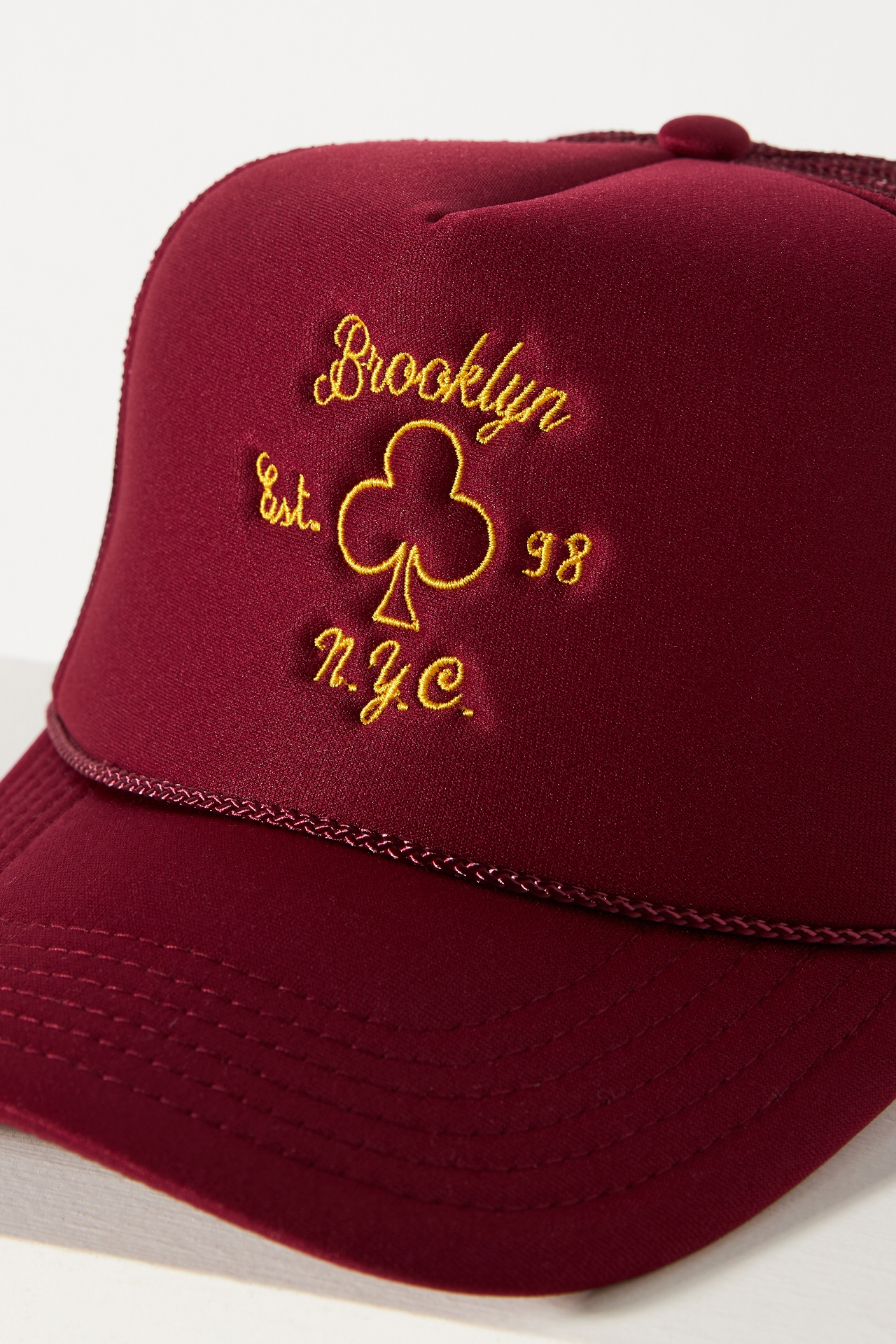 Ascot + Hart Brooklyn Clover Trucker Hat